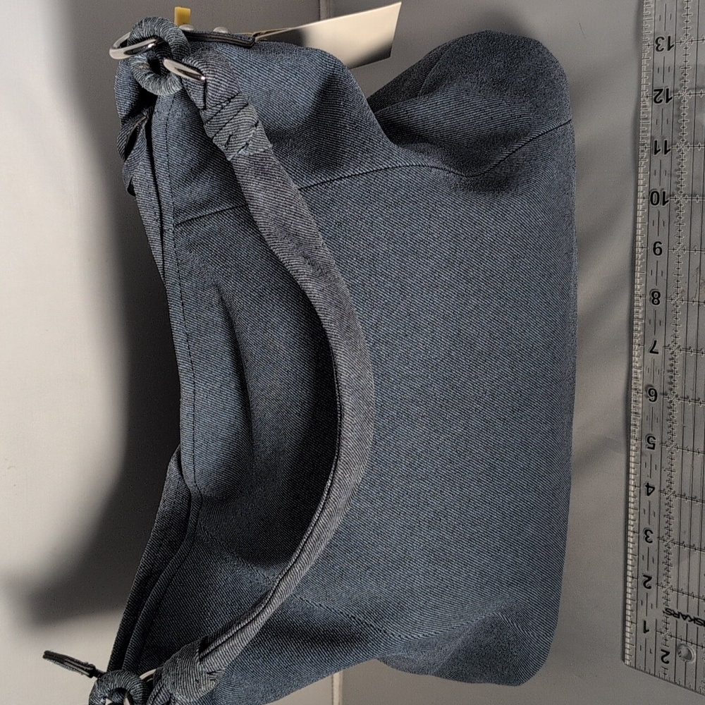 Aimee Kestenberg Denim Leather Shoulder Bag - Picture 7 of 12